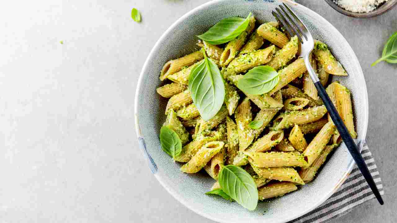 pasta pesto moringa