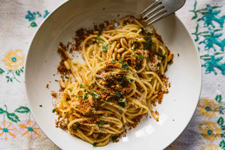 pasta con la mollica