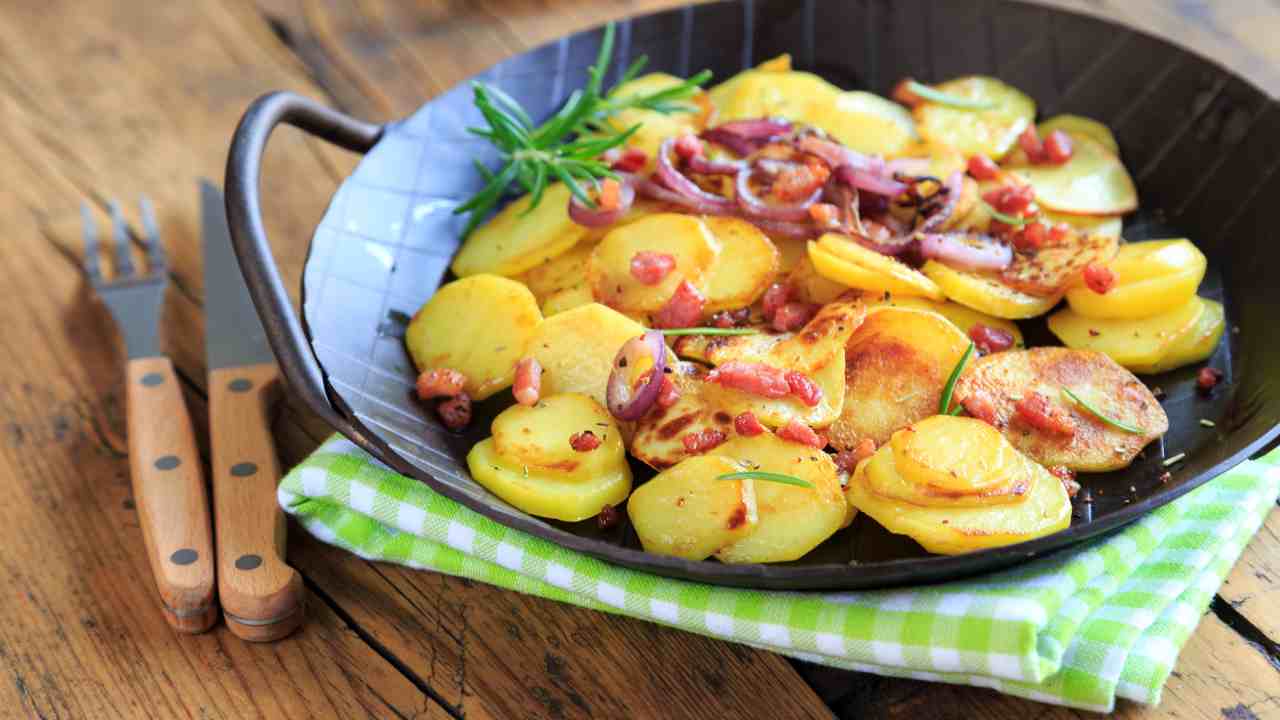 patate speck cipolla