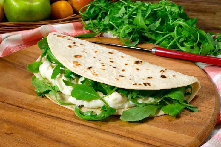 piadina all'acqua