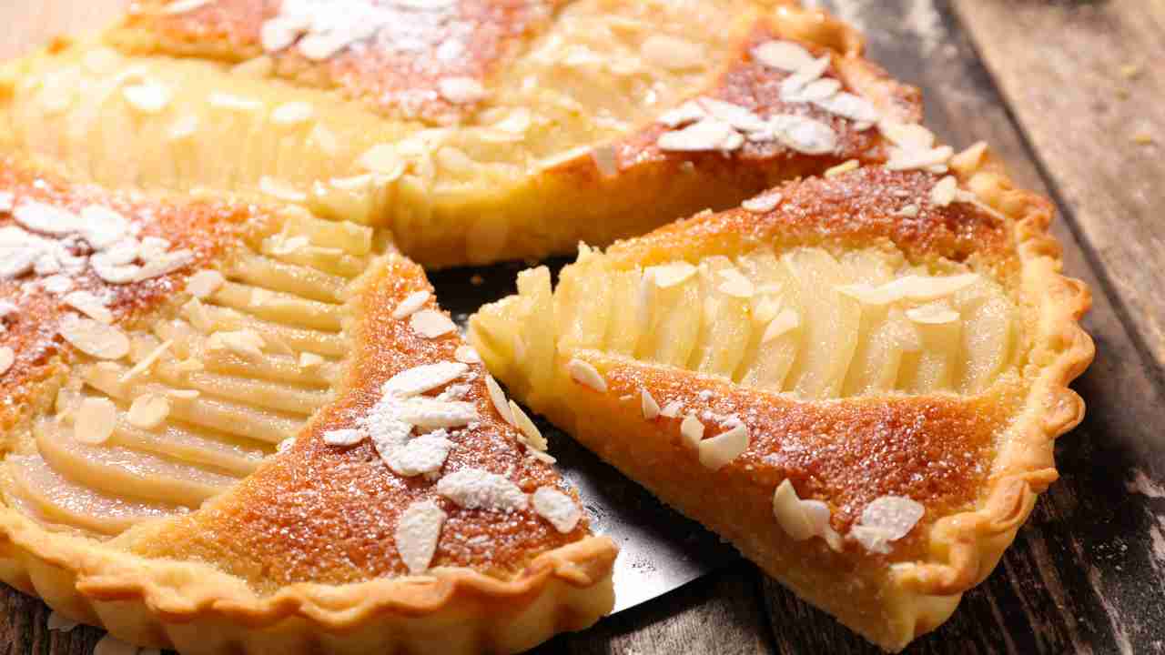 Crostata pere mandorle