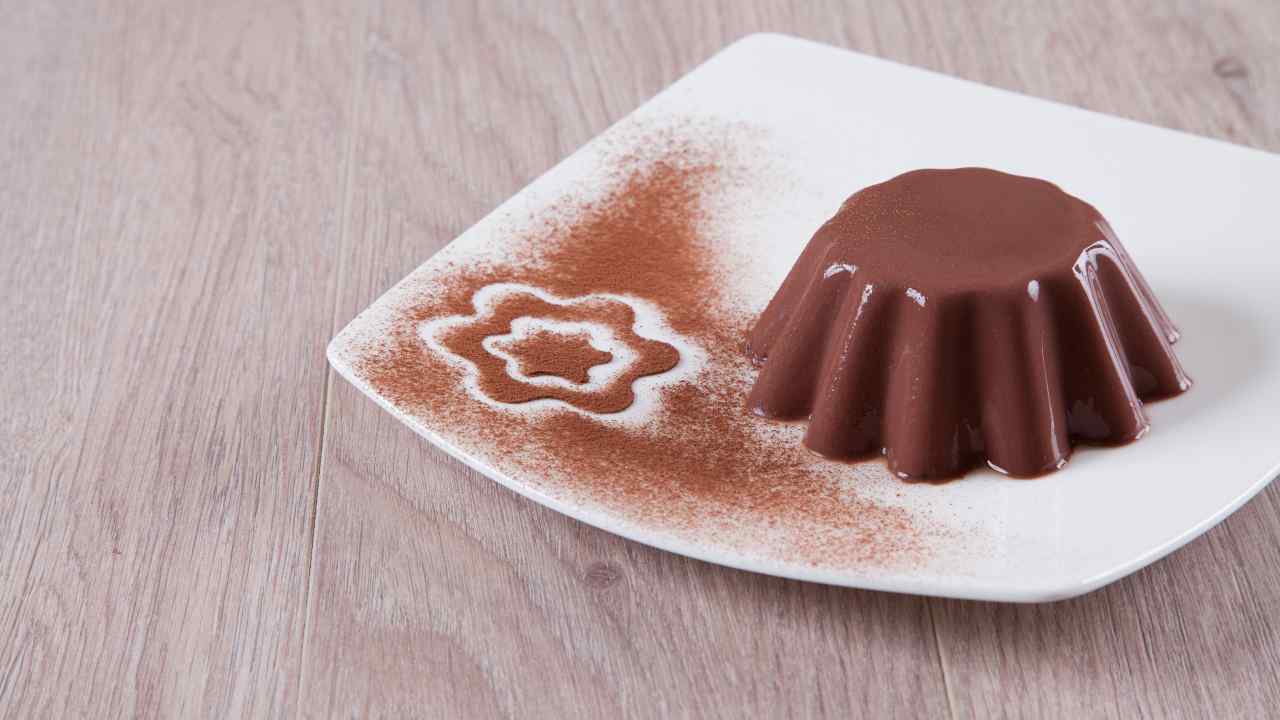 budino al cioccolato senza uova