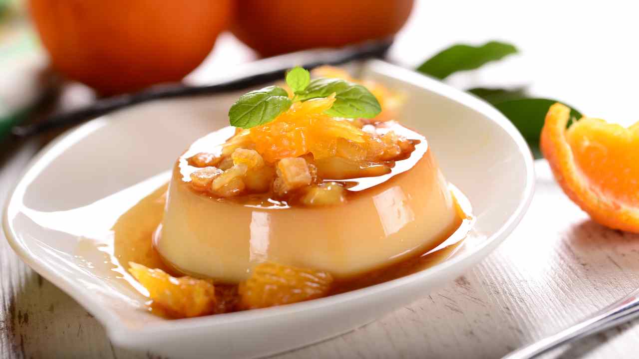 creme caramel mandarino