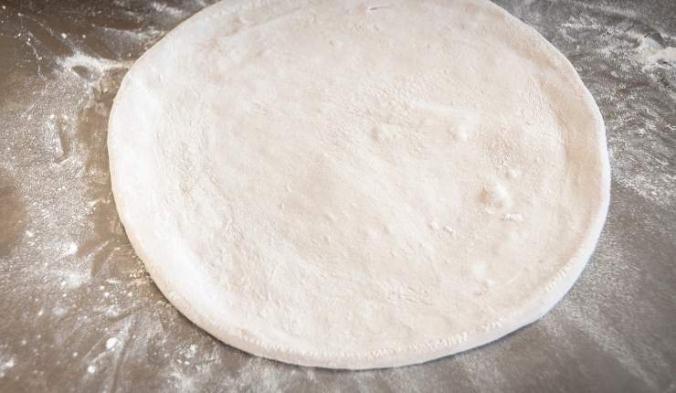 pizza senza lievitazione