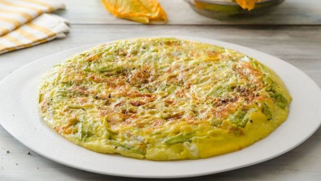 frittata fiori di zucca