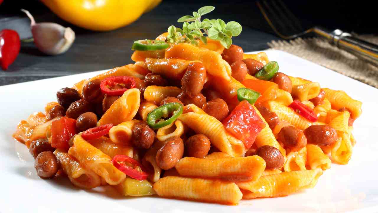 pasta fagioli peperoni