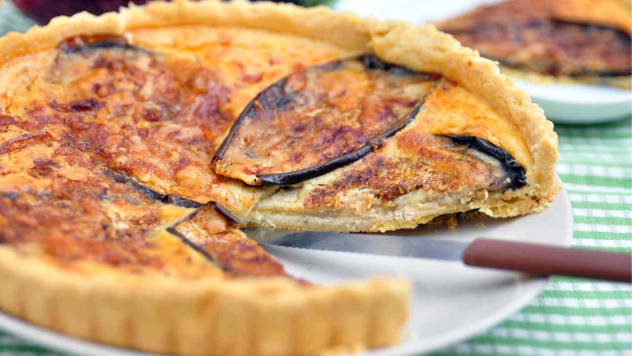 quiche melanzane arrostite