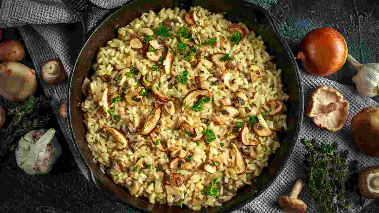 risotto con funghi