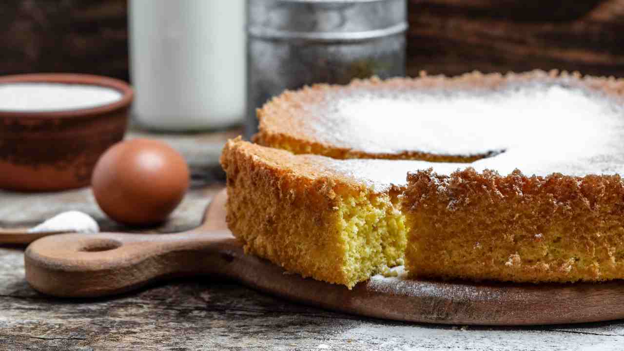 Torta tenerina al cioccolato bianco