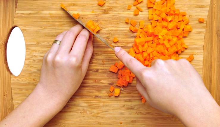 Pasta cremosa ceci carote