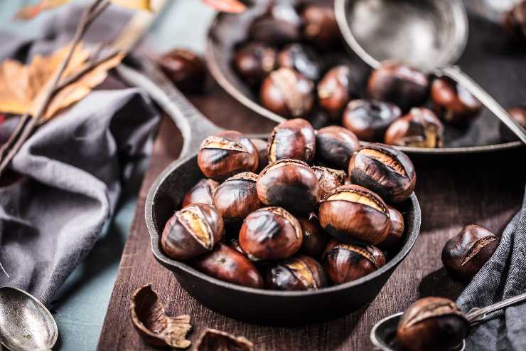 castagne pronte in 10 minuti