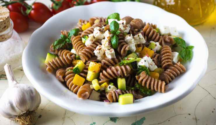 fusilli integrali zucchine 