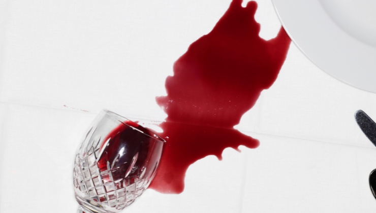 macchia vino