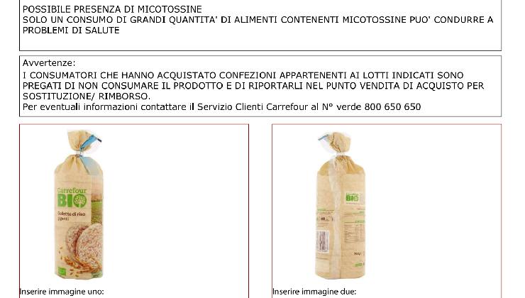 micotossine gallette Carrefour