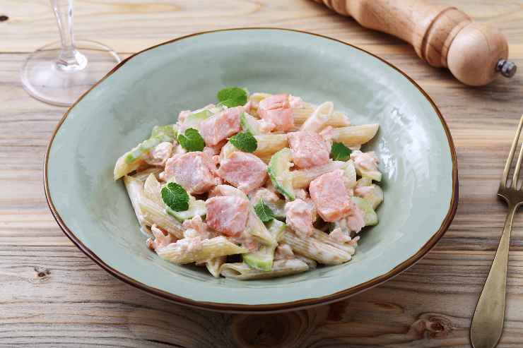 penne salmone e panna