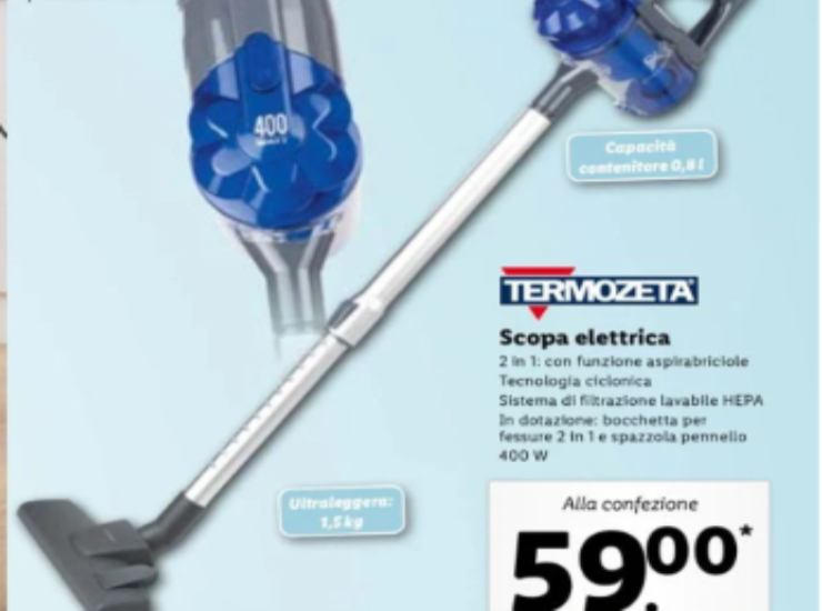 scopa elettrica termozeta