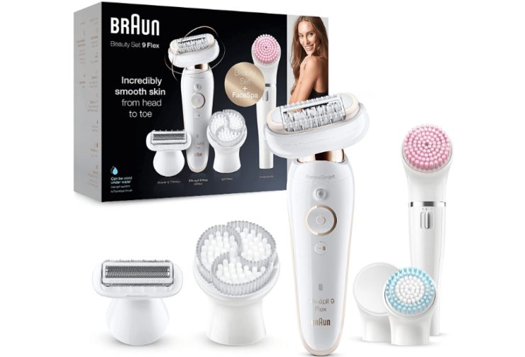 Braun Silk-epil con spazzola pulizia viso