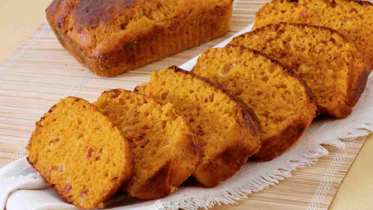 Plumcake alla zucca e formaggio