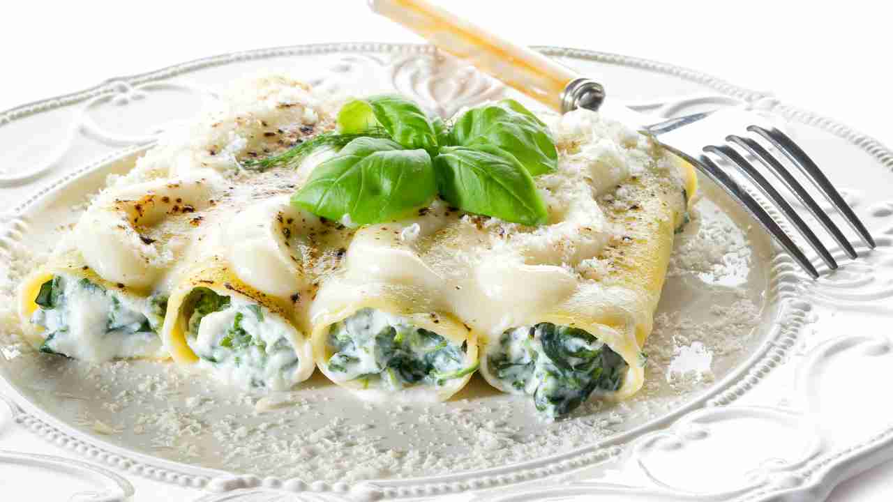 cannelloni ricotta e spinaci