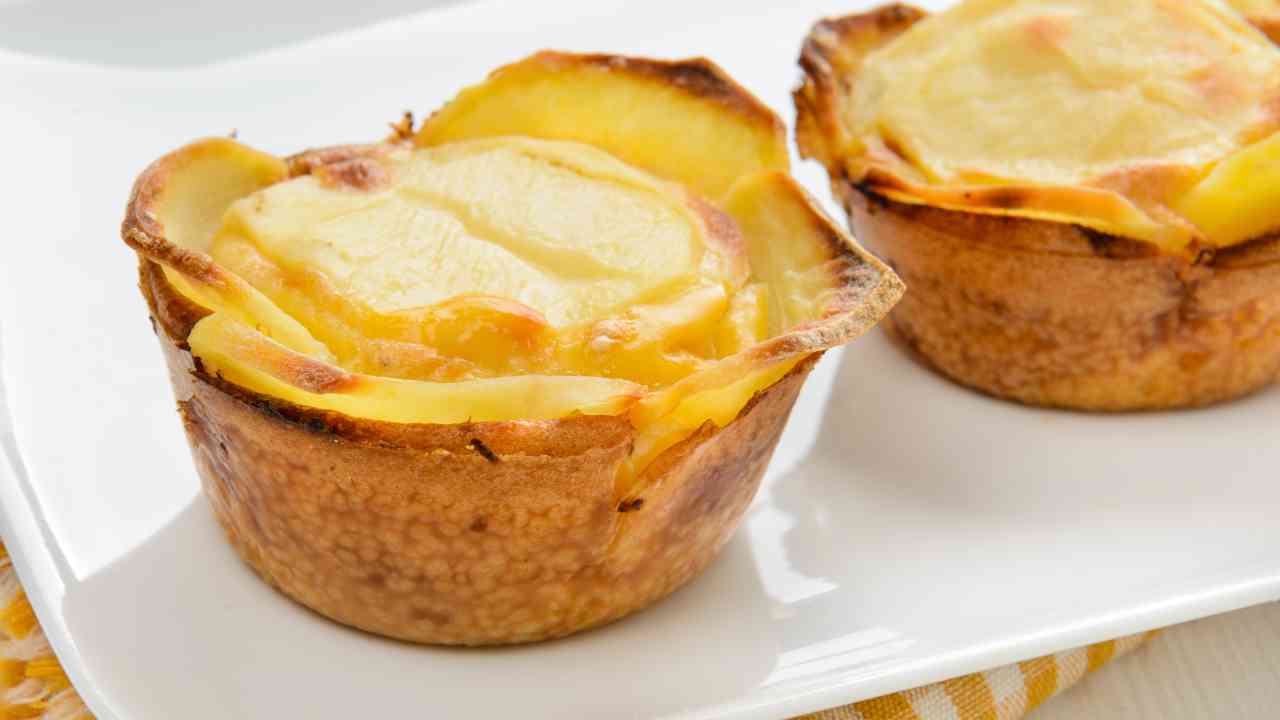 tortini patate montate