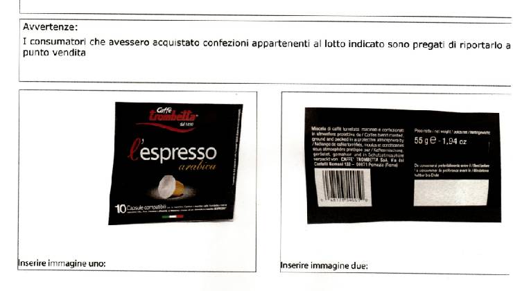 espresso Capsule Trombetta Arabica 10x5,5g a marchio "Trombetta"