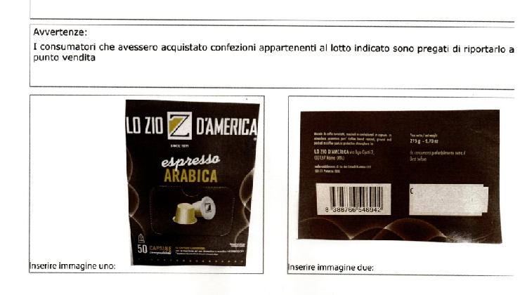 Capsule Compatibili Espresso Arabica 50x5,5 g a marchio "Lo zio d'America"