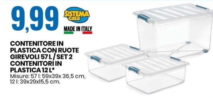 Contenitore plastica Eurospin