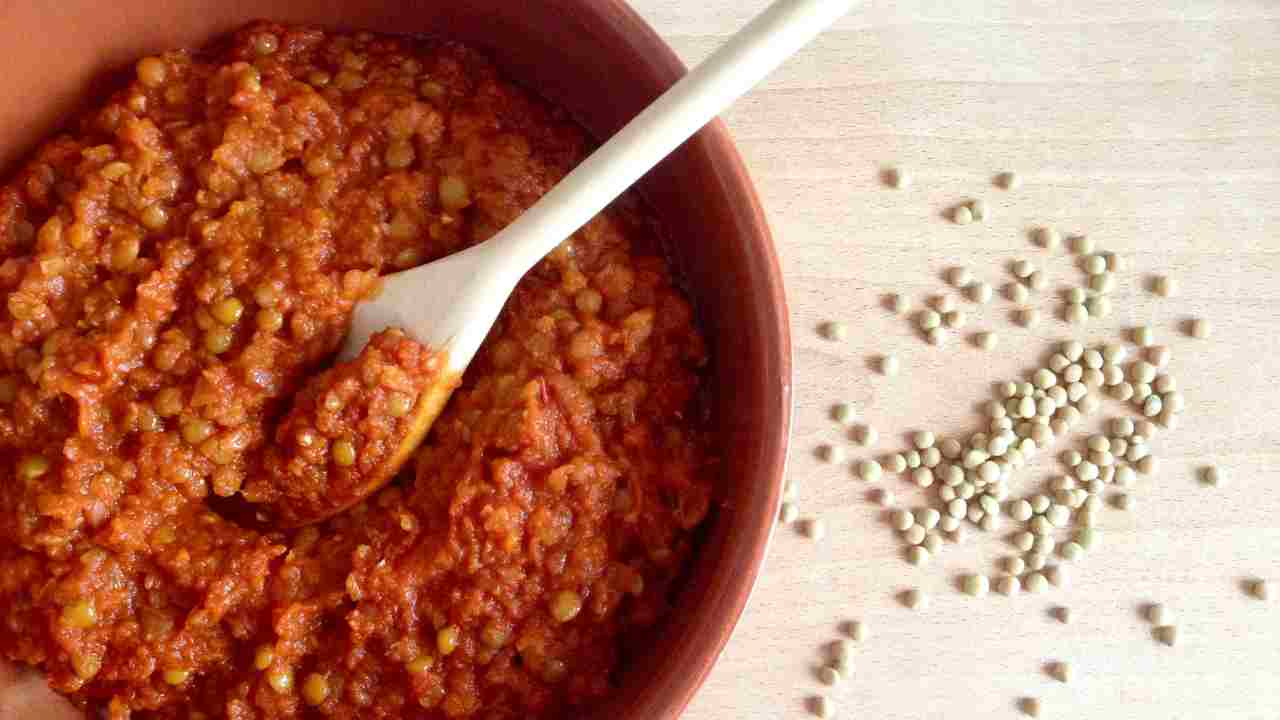 Ragù di lenticchie