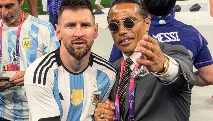 Salt Bae e Lionel Messi