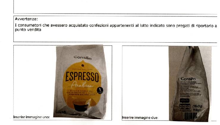 Caffè Capsula DG Consilia Espresso Arabica 16x7g a marchio "Consilia"