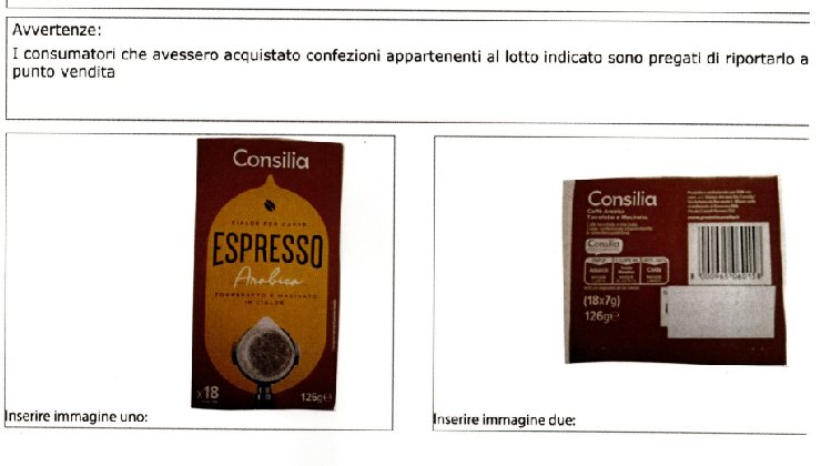 Cialda Consilia Espresso Arabica 18x7g a marchio "Consilia