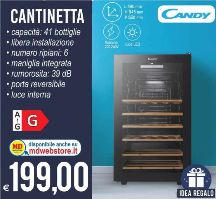 Cantinetta vini Candy