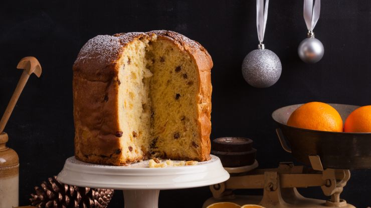 panettone con uvetta