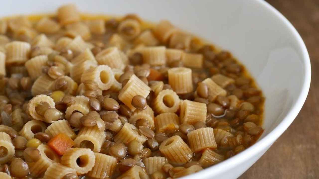 pasta e lenticchie