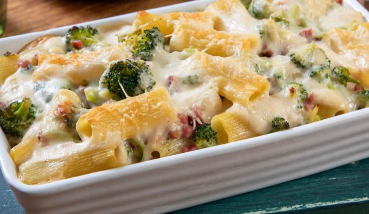 pasta forno broccoli pancetta