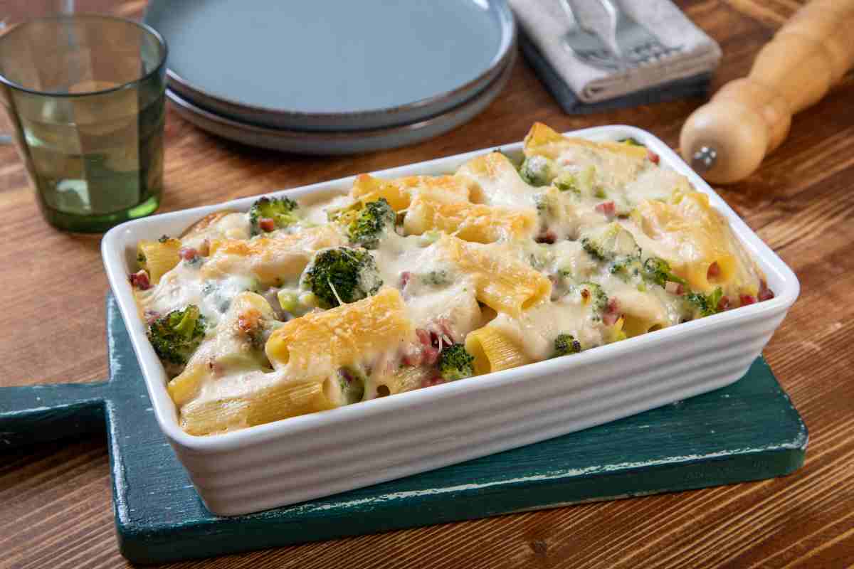 pasta forno broccoli pancetta