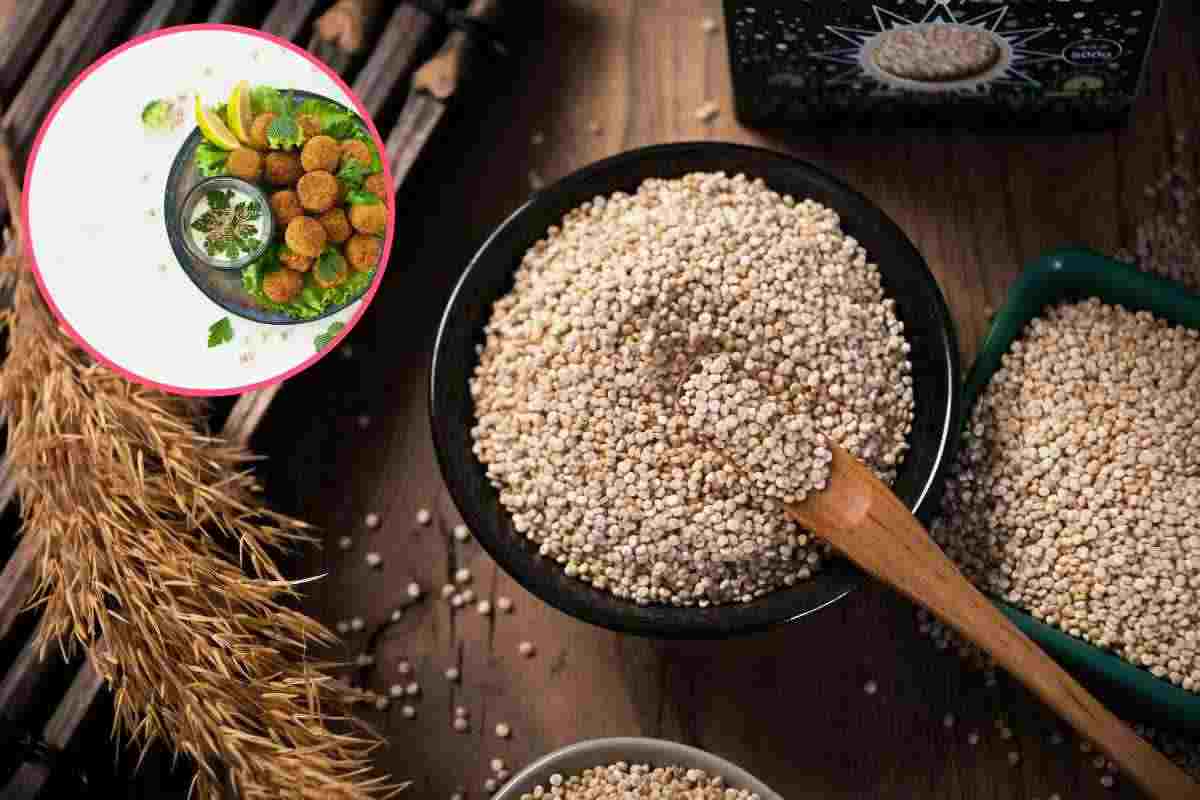 Polpette di quinoa e salmone