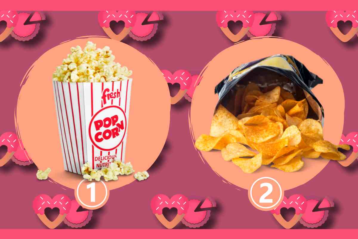 popcorn patatine test personalitĂ