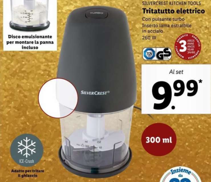 LIDL TRITATUTTO ELETTRICO