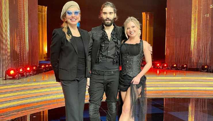 Lorenzo Biagiarelli - Milly Carlucci - Anastasia Kuzmina