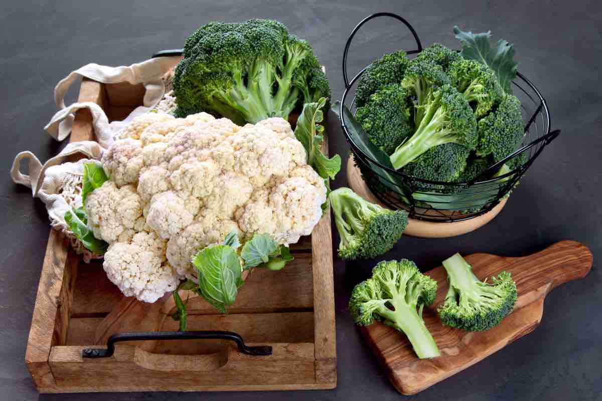 puzza di broccoli e cavolfiori