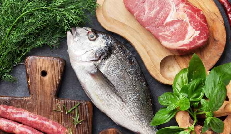 test cucinare carne pesce
