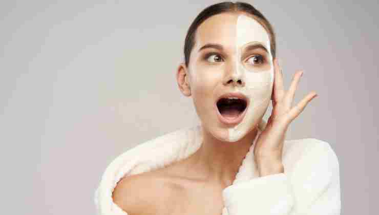 Maschera viso homemade