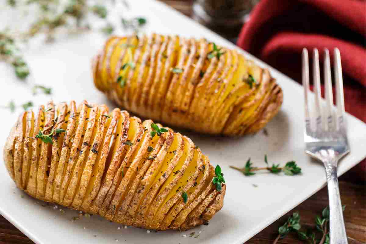 Patate hasselback perfette