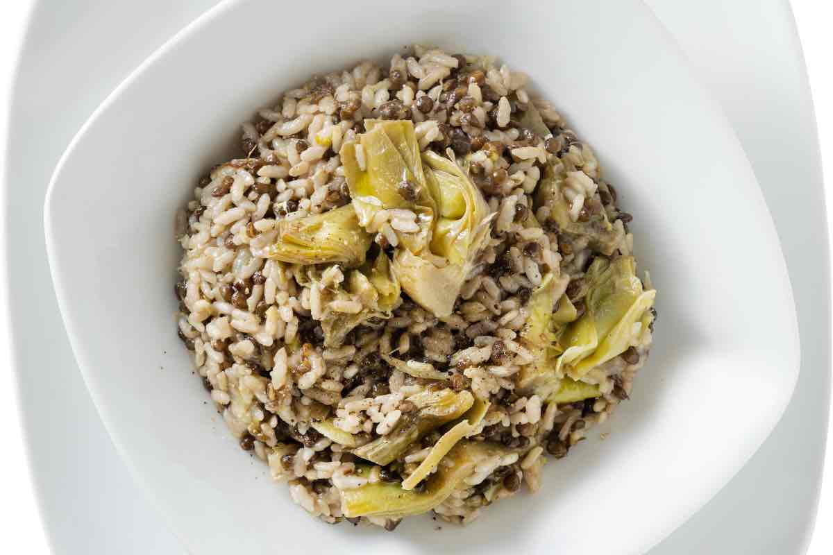 risotto alle lenticchie