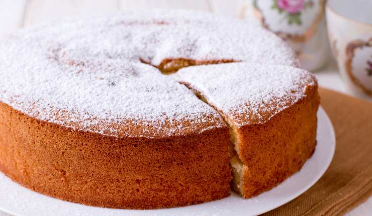 Torta acqua senza latte