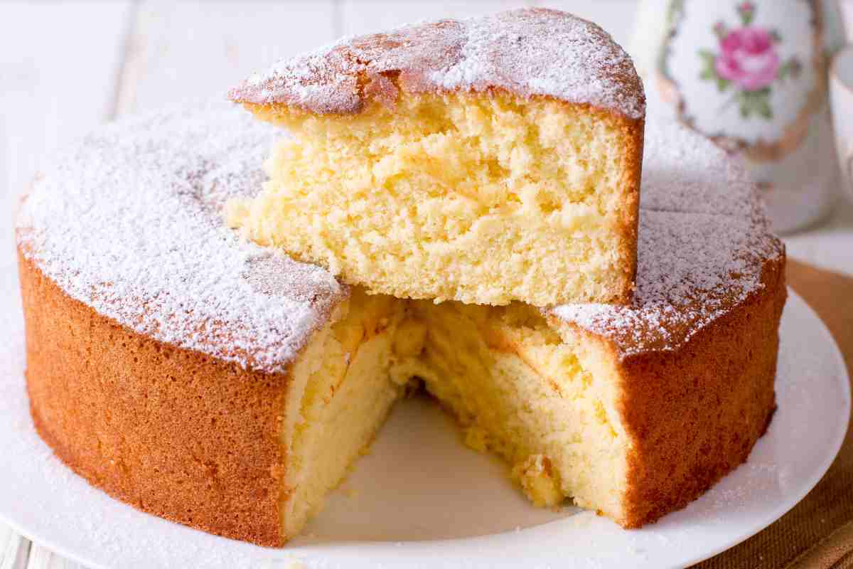 Torta acqua senza latte