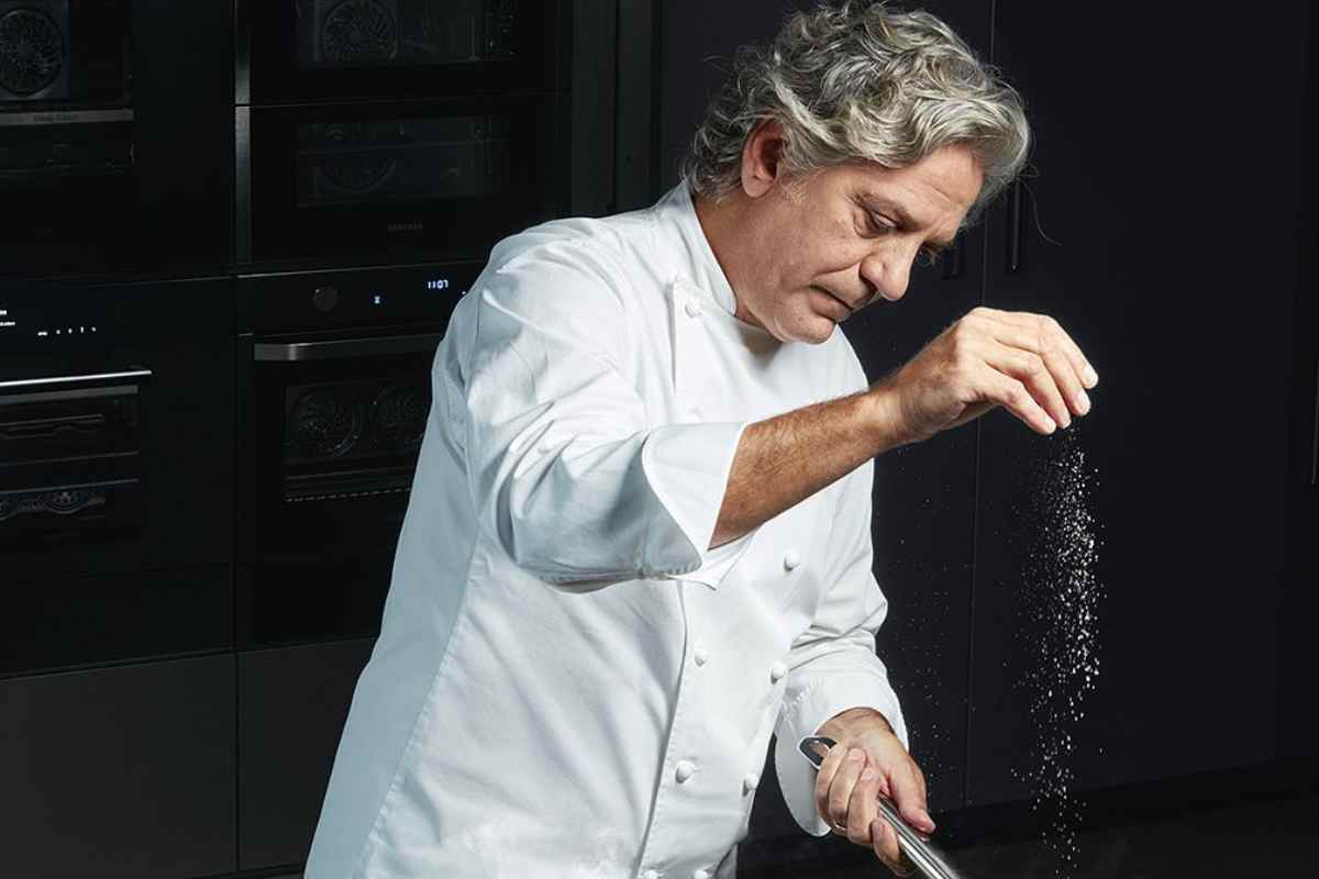 Giorgio Locatelli in cucina