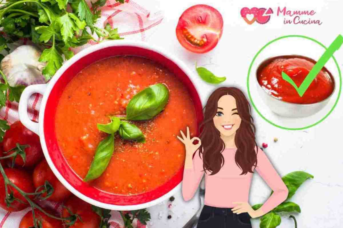 salsa di pomodoro trucchetto corposità