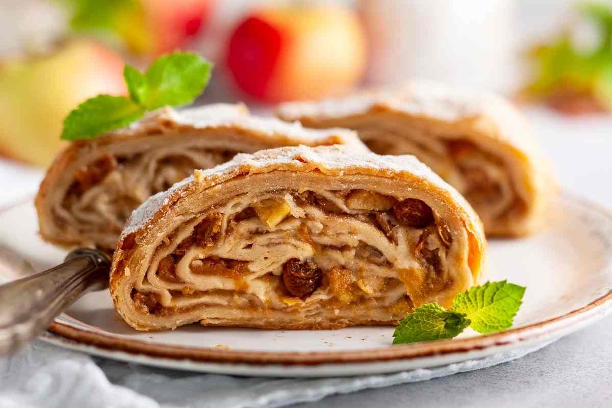 strudel di mele salato ricetta